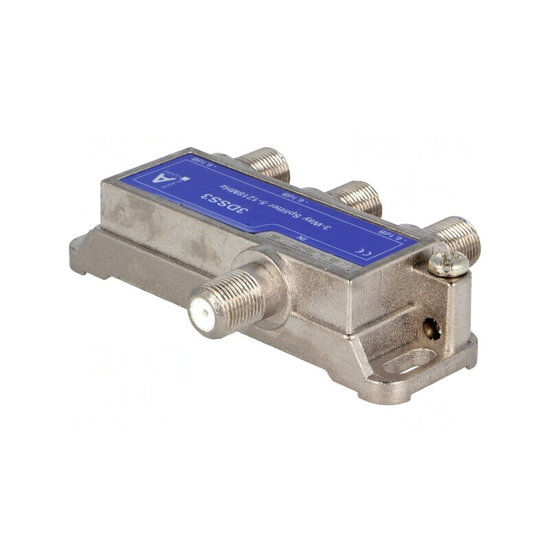 Splitter înşurubare 1218MHz 3D Line 3 Ieșiri F mamă | Electronic-mag.ro | Componente Electronice