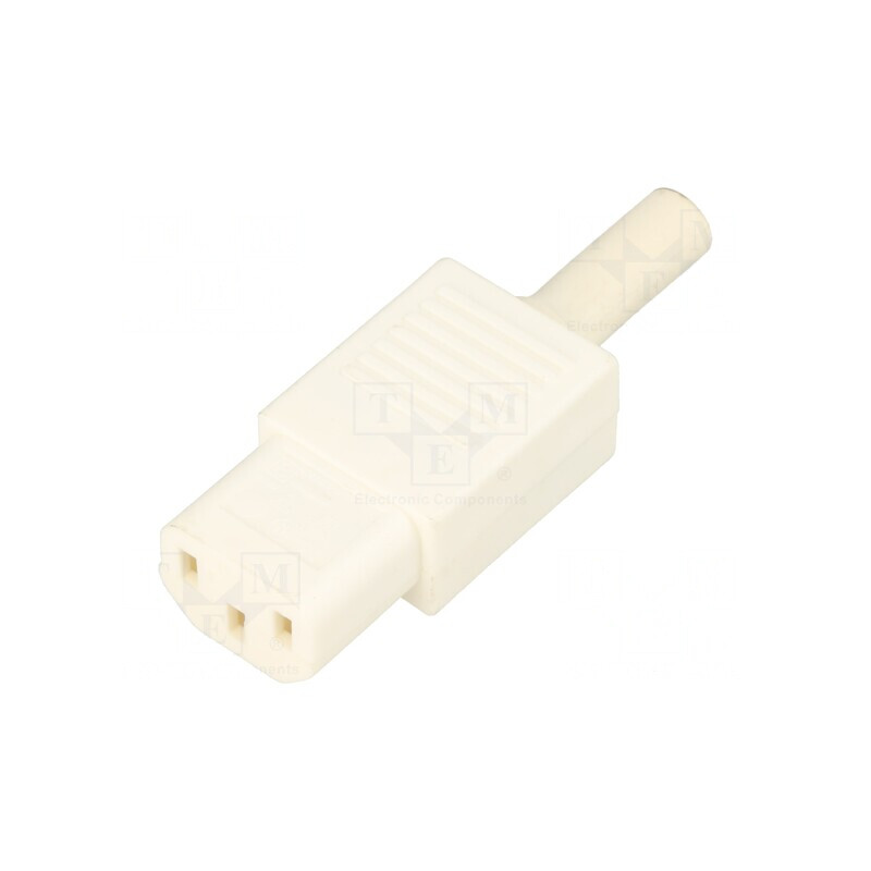 Conector Alimentare AC Mufă Mamă 10A 250V IEC 60320 Drept | Electronic-mag.ro | Componente Electronice