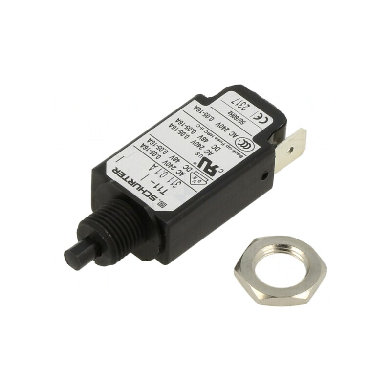 Întrerupător Supracurent 240VAC 48VDC 0,1A SPST MCB | Electronic-mag.ro | Componente Electronice