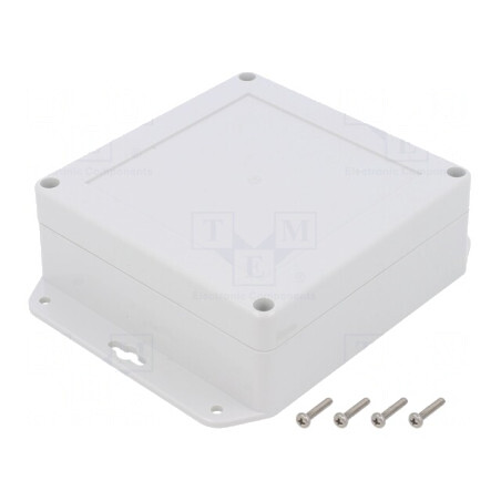 Carcasă universală ABS gri deschis 120x120x45mm | Electronic-mag.ro | Componente Electronice