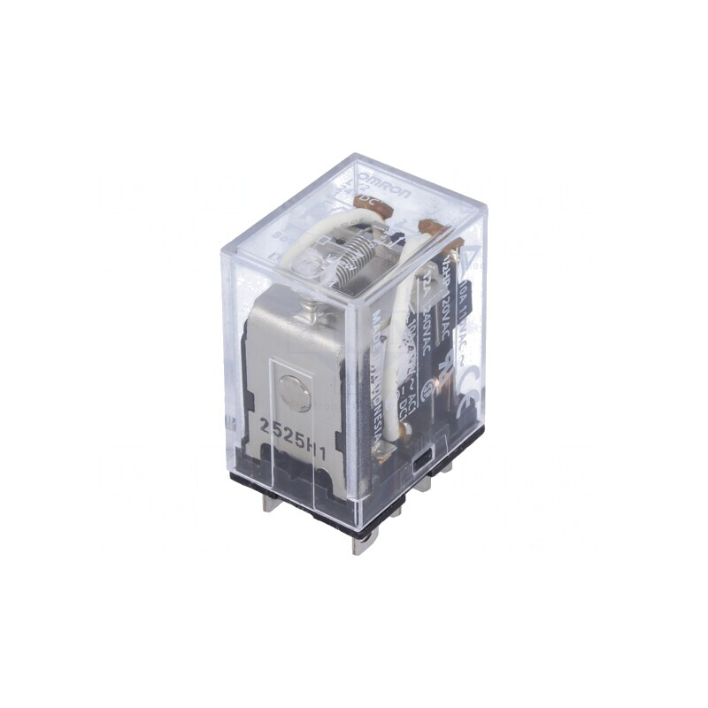 Releu electromagnetic DPDT 24VDC 10A | Electronic-mag.ro | Componente Electronice