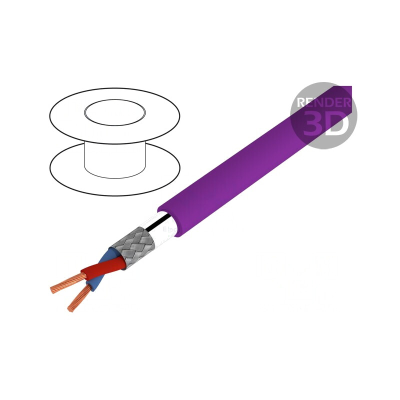 Cablu Automatizări 1x2x0.64mm2 Cu | Electronic-mag.ro | Componente Electronice