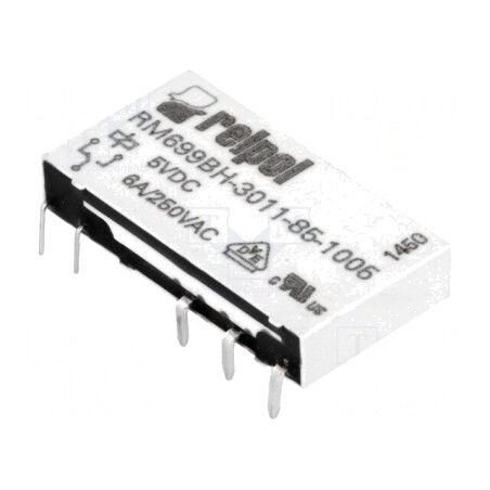 Releu Electromagnetic SPDT 5VDC 6A 250VAC | Electronic-mag.ro | Componente Electronice