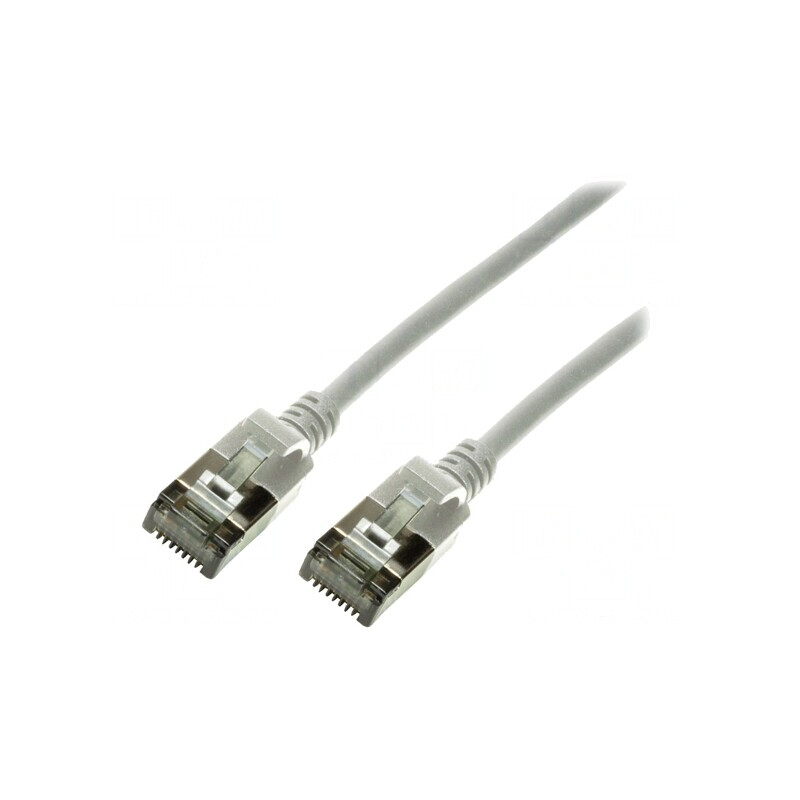 Patch Cord U/FTP Cat 6a Gri TPE | Electronic-mag.ro | Componente Electronice