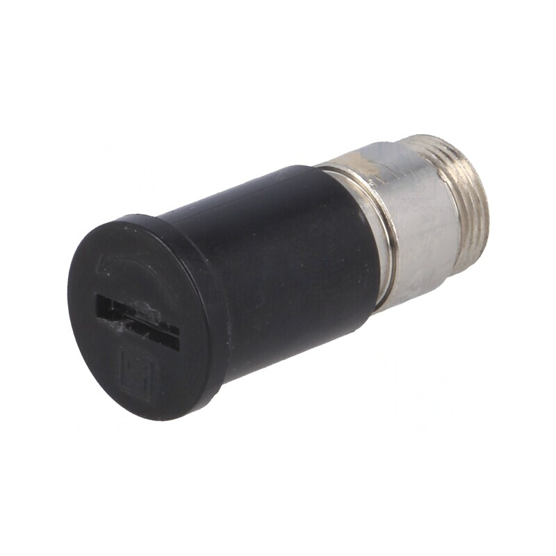 Adaptor Siguranțe Cilindrice 6.3x32mm 16A Negru 500VAC | Electronic-mag.ro | Componente Electronice