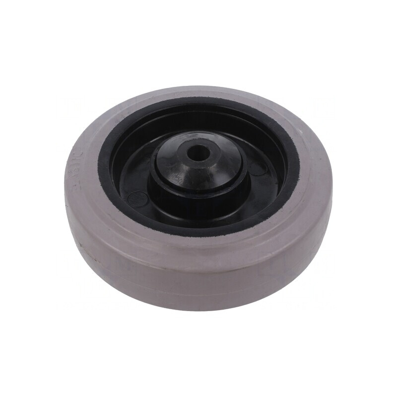 Roată de transport 125mm gumă Duritate Shore 65 | Electronic-mag.ro | Componente Electronice