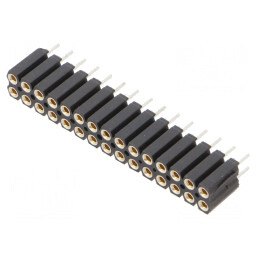 Soclu 30 pini mamă drept 2,54mm THT 2x15 | Electronic-mag.ro | Componente Electronice
