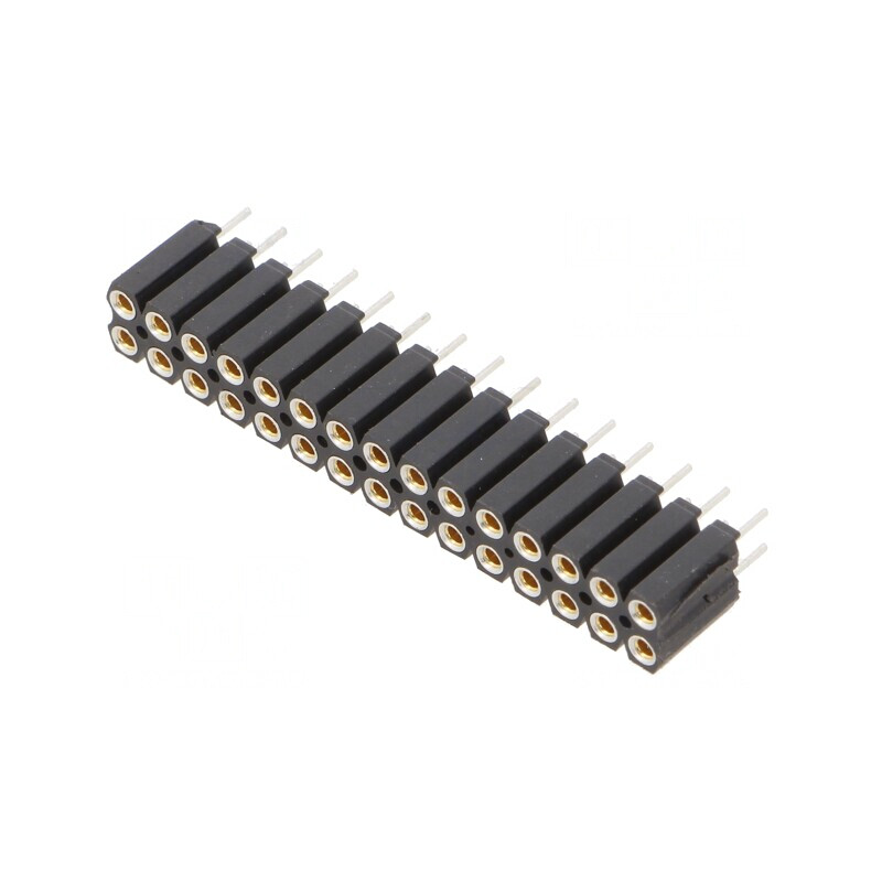 Soclu 30 pini mamă drept 2,54mm THT 2x15 | Electronic-mag.ro | Componente Electronice