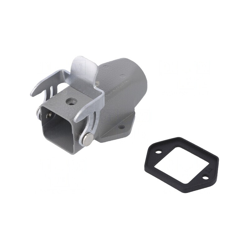 Carcasă conectori HDC D3A cu clichet drept | Electronic-mag.ro | Componente Electronice