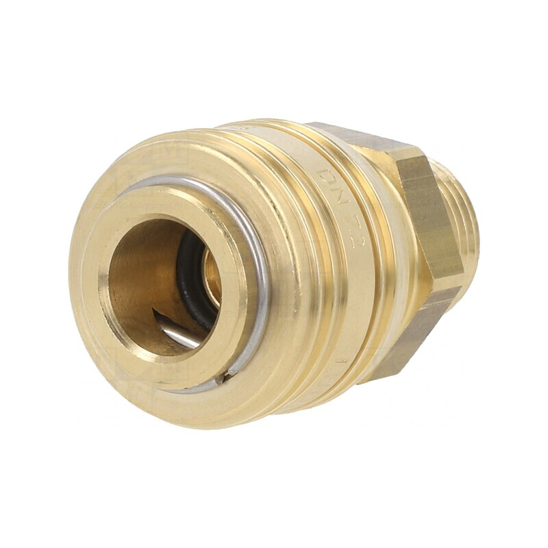 Conector rapid alamă G 3/8 41mm 35bar | Electronic-mag.ro | Componente Electronice