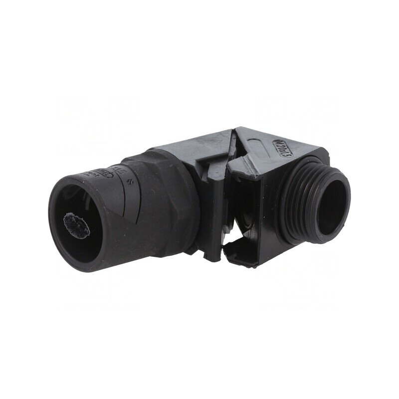 Conectori în unghi 90° din poliamidă 24mm filet metric. | Electronic-mag.ro | Componente Electronice