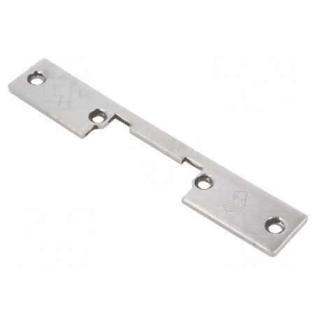 Tablă Frontală Scurtă din Oțel Inoxidabil 21x130mm | Electronic-mag.ro | Componente Electronice