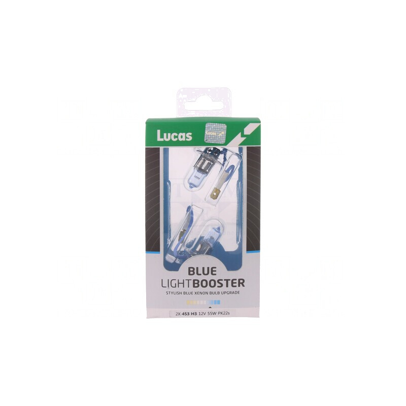 Lampă auto H3 PK22s alb-albastru 12V 55W | Electronic-mag.ro | Componente Electronice