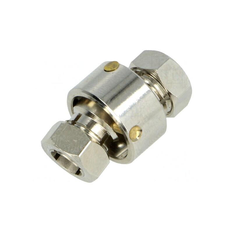 Adaptor oțel nichelat argintiu 6mm | Electronic-mag.ro | Componente Electronice