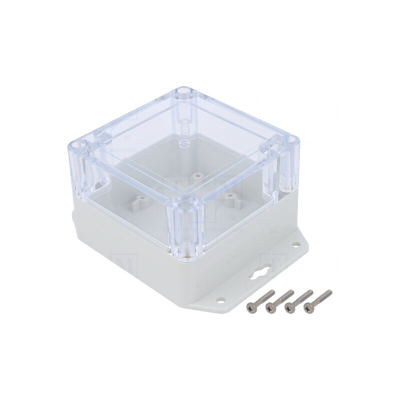 Carcasă Universală Policarbonat IP65 90x90x60mm | Electronic-mag.ro | Componente Electronice