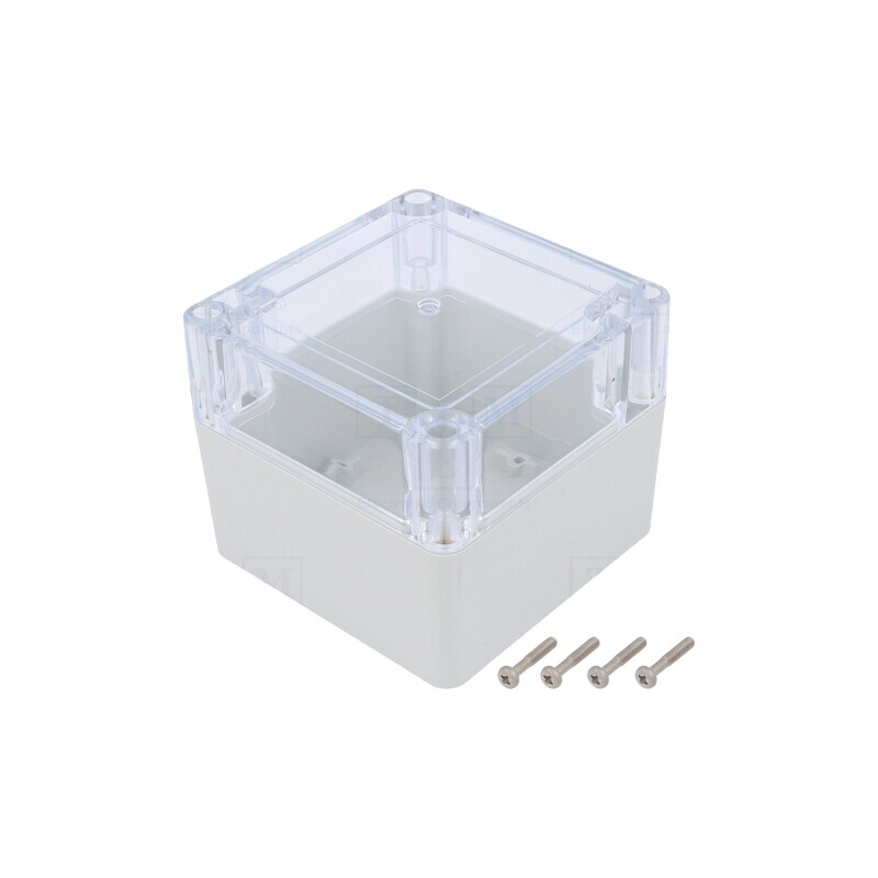 Carcasă Universală 90x90x75mm cu Bucşă din Alamă | Electronic-mag.ro | Componente Electronice