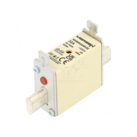 Siguranță Ceramică Industrială 32A 500VAC 250VDC | Electronic-mag.ro | Componente Electronice