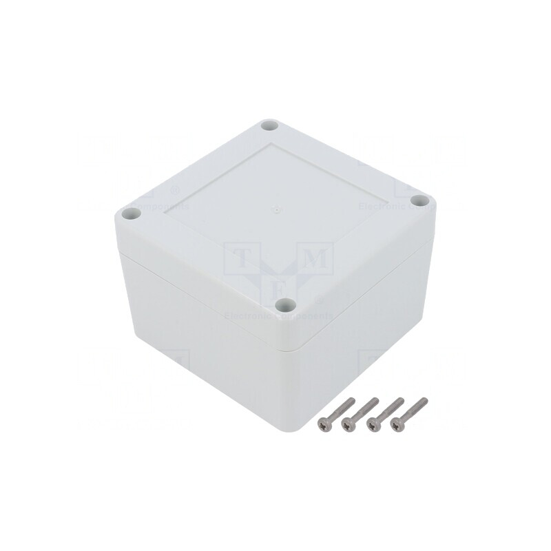 Carcasă Universală 90x90x60mm cu Bucşă din Alamă | Electronic-mag.ro | Componente Electronice