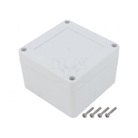 Carcasă Universală 90x90x60mm cu Bucşă din Alamă | Electronic-mag.ro | Componente Electronice