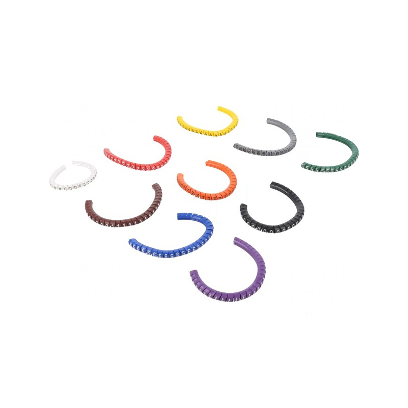 Markere Marcaj PVC PA-1 2,5-5mm | Electronic-mag.ro | Componente Electronice