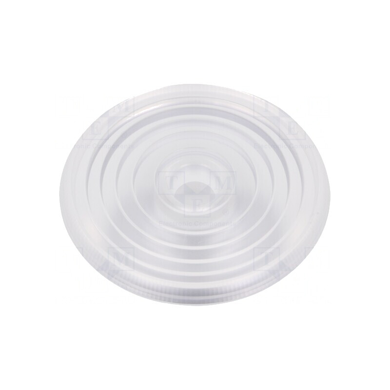 Lentilă LED Rotundă Plexiglass Transparentă 23.6mm | Electronic-mag.ro | Componente Electronice