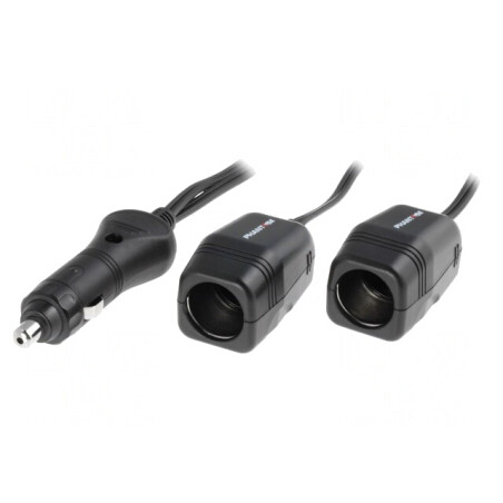 Prelungitor Auto cu Două Socluri Brichetă 10A | Electronic-mag.ro | Componente Electronice