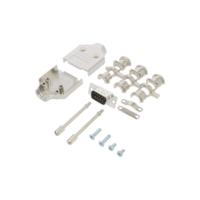 Conector D-Sub 9-Pini Tată Lipire Cablu Gold Flash | Electronic-mag.ro | Componente Electronice