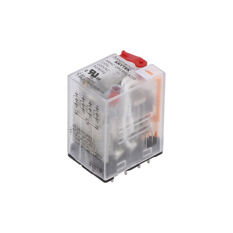 Releu Electromagnetic Industrial 4PDT 220V 10A PCB | Electronic-mag.ro | Componente Electronice