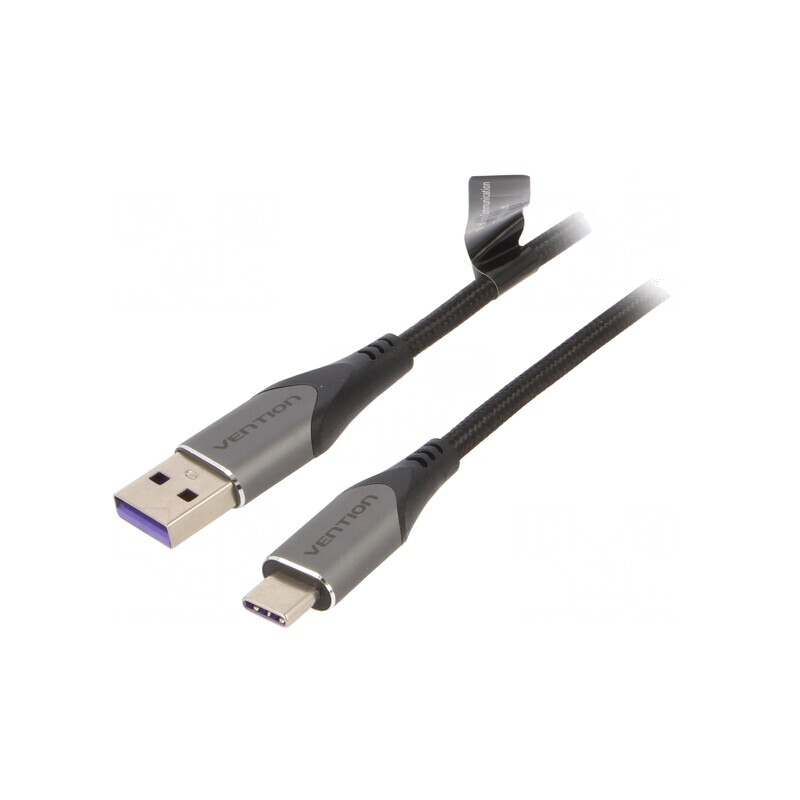 Cablu USB 2.0 A la C 3m Negru | Electronic-mag.ro | Componente Electronice
