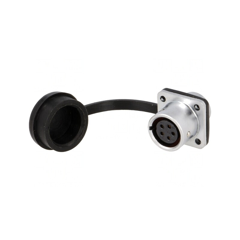 Soclu SF12 mamă 5 pini IP67 5A 180V | Electronic-mag.ro | Componente Electronice