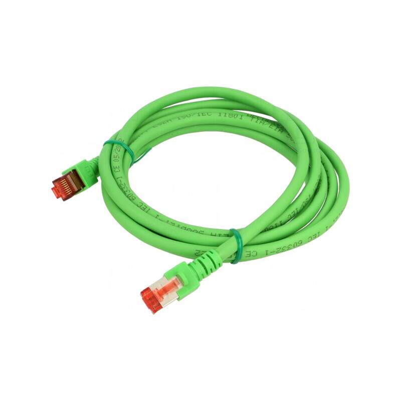 Patch Cord S/FTP Cat6 LSZH Verde 2m | Electronic-mag.ro | Componente Electronice