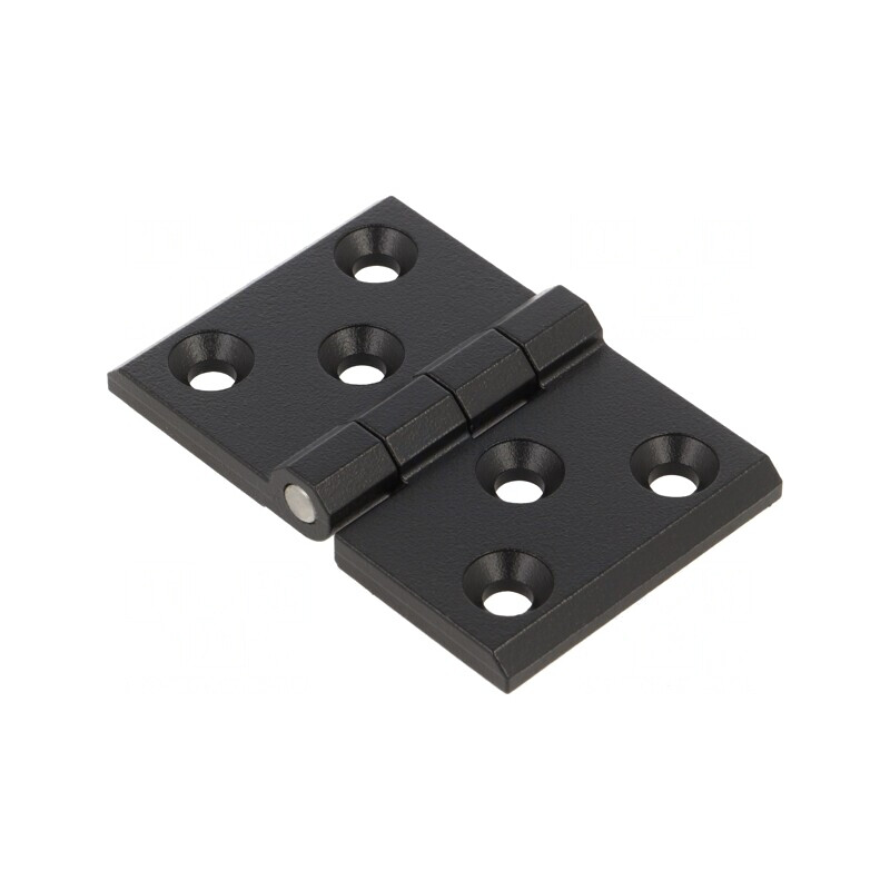 Balama zinc neagră 76mm x 50mm 6 orificii | Electronic-mag.ro | Componente Electronice