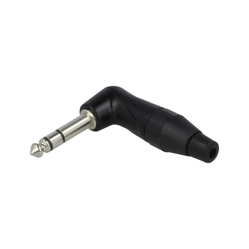Mufă Jack 6.3mm Stereo Unghi 90° Pe Cablu | Electronic-mag.ro | Componente Electronice