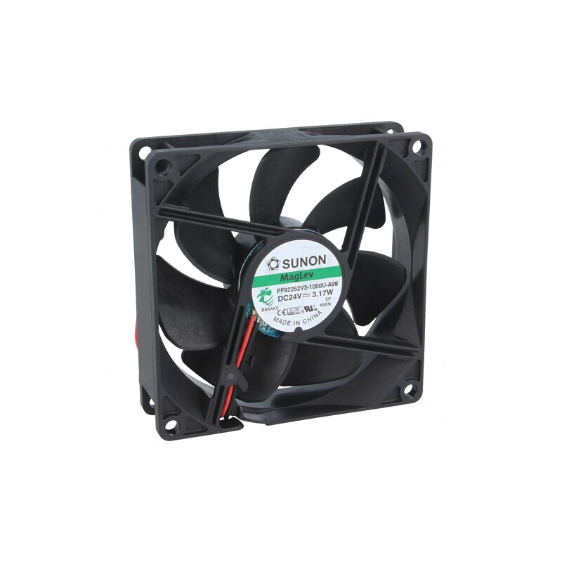 Ventilator axial DC 24V 92mm 109,85m3/h 41,6dBA | Electronic-mag.ro | Componente Electronice