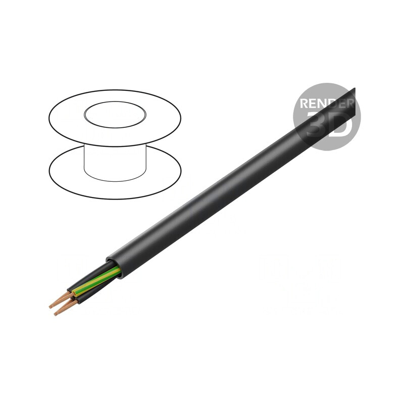 Cablu ÖLFLEX 409 P 4G2,5mm2 Neecranat 300V/500V | Electronic-mag.ro | Componente Electronice