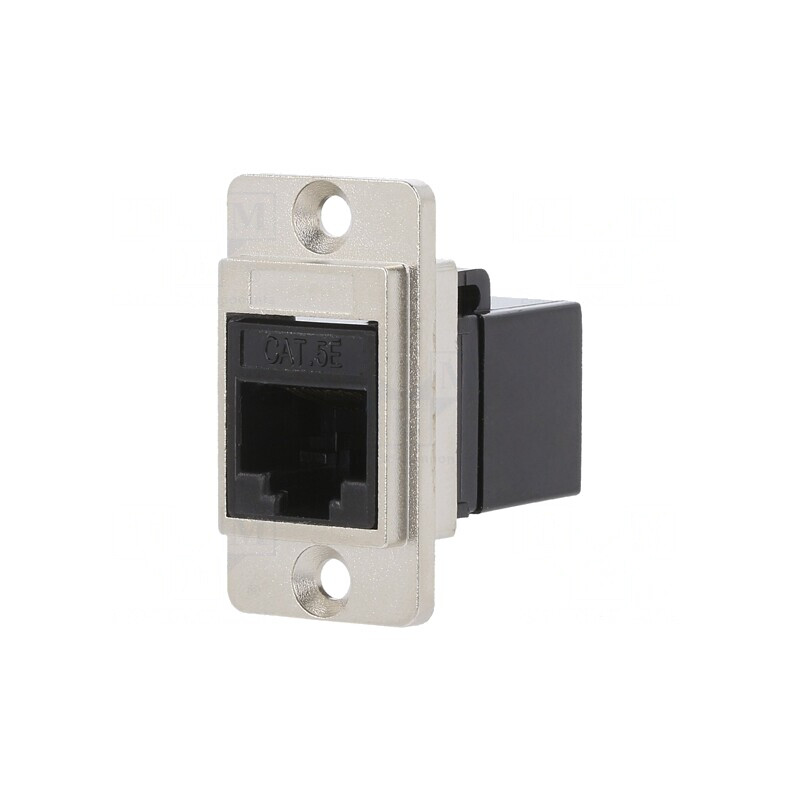 Adaptor DUALSLIM 5e 8p8c Metal 29mm | Electronic-mag.ro | Componente Electronice
