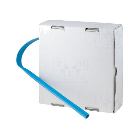 Manşon termocontractabil 9,5mm albastru | Electronic-mag.ro | Componente Electronice