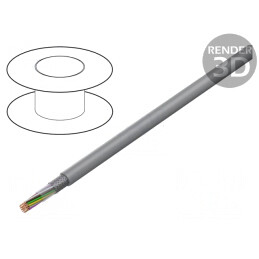 Cablu Ecranat LiY-CY 18x0,34mm2 PVC Cupru Cositorit | Electronic-mag.ro | Componente Electronice