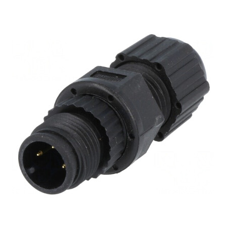 Mufă M12 3 PIN tată CANopen IP68 | Electronic-mag.ro | Componente Electronice