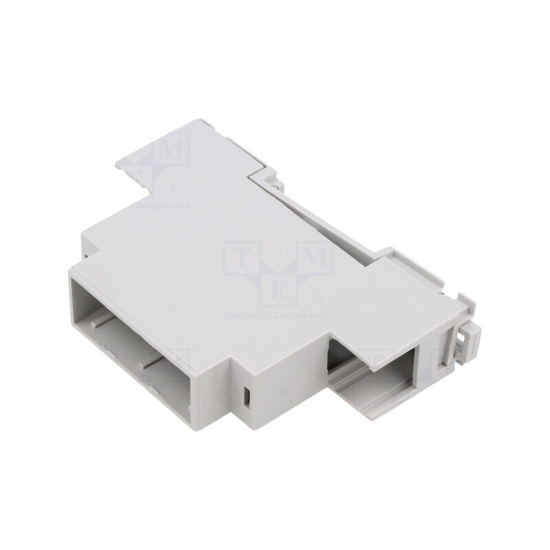 Carcasă pentru Șină DIN 90x18x58mm Gri Deschis | Electronic-mag.ro | Componente Electronice