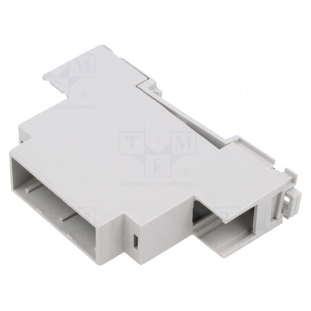 Carcasă pentru Șină DIN 90x18x58mm Gri Deschis | Electronic-mag.ro | Componente Electronice