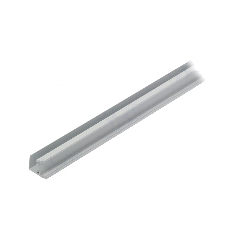 Profil LED Aluminiu 1m EDGE10 Alb pentru Module | Electronic-mag.ro | Componente Electronice