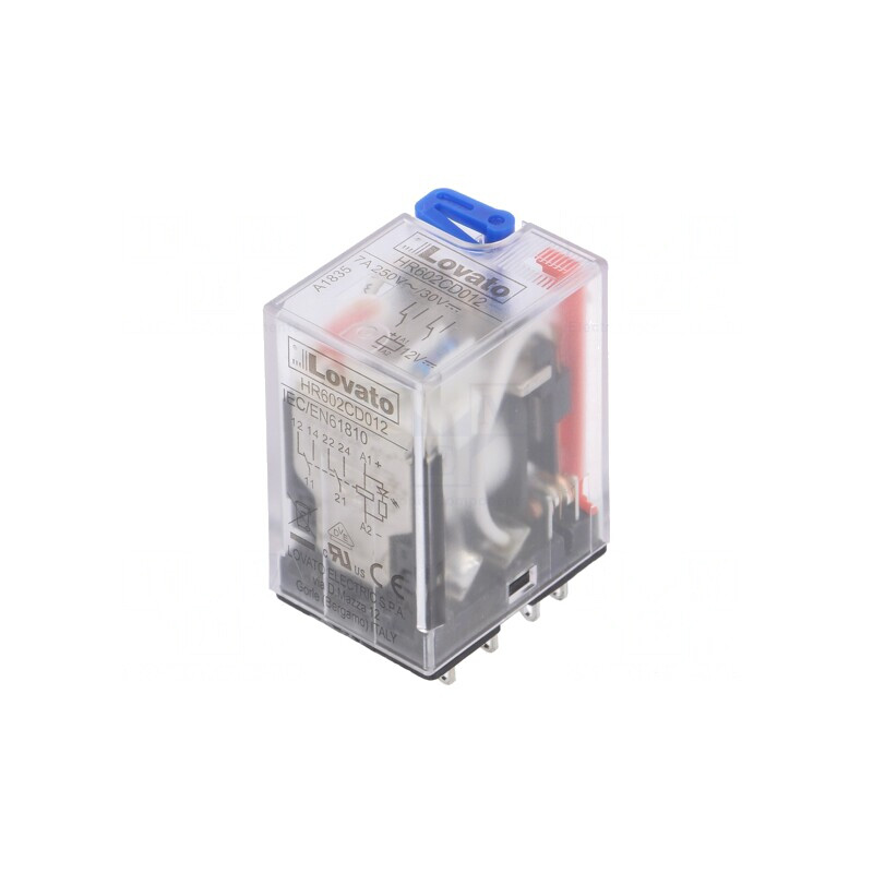 Releu Electromagnetic DPDT 12V 7A | Electronic-mag.ro | Componente Electronice