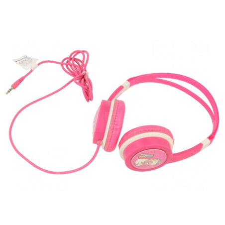 Căști Over-Ear Roz Jack 3,5mm 1,2m 85dB | Electronic-mag.ro | Componente Electronice