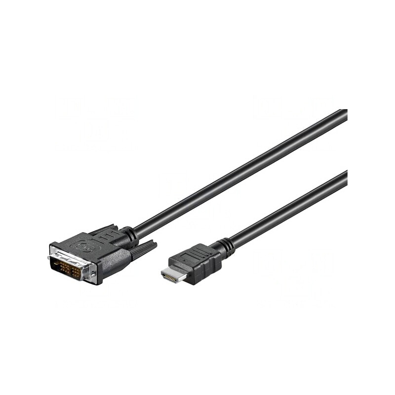 Cablu HDMI la DVI-D 3m Negru | Electronic-mag.ro | Componente Electronice