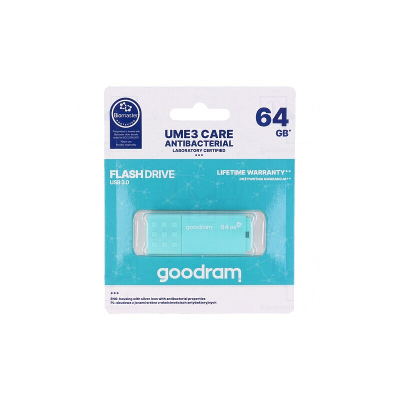 Pendrive USB 3.2 64GB Mentă | Electronic-mag.ro | Componente Electronice
