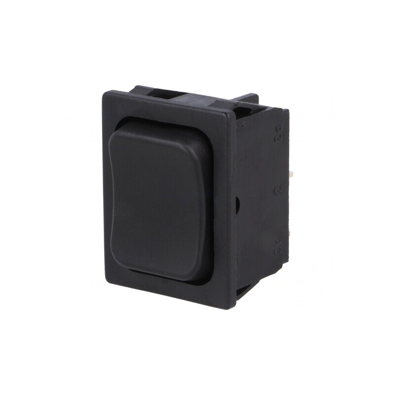 Comutator Bascule DP3T 6A 250V Negru | Electronic-mag.ro | Componente Electronice