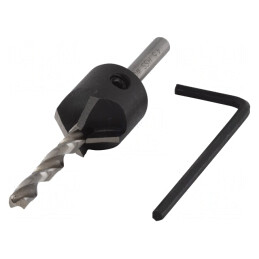 Bit de Pregăurire 4,5mm cu Adâncitor în Blister | Electronic-mag.ro | Componente Electronice