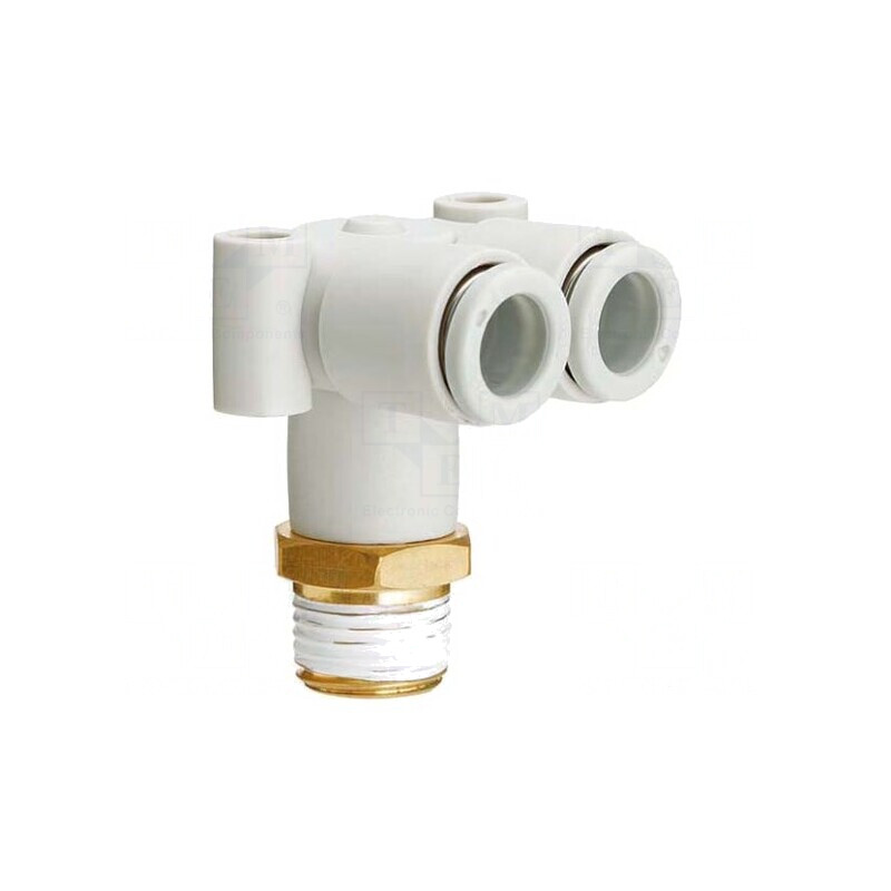 Racord Push-In 90° Filetat 1-10 bar 5-60°C | Electronic-mag.ro | Componente Electronice