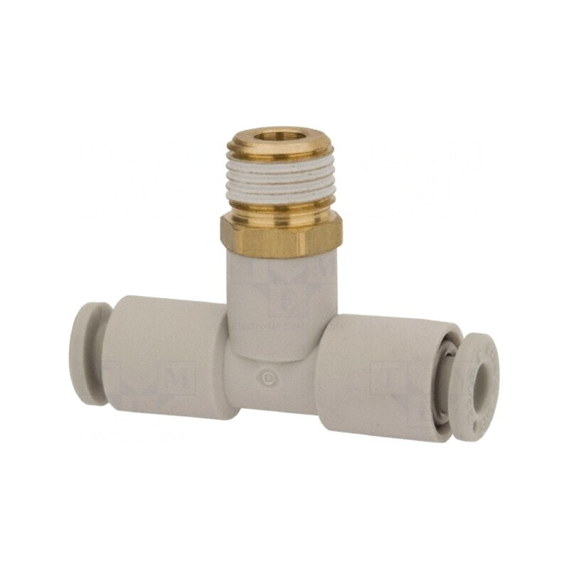 Teu Filetat Alamă Polipropilenă 1-10 Bar 5-60°C | Electronic-mag.ro | Componente Electronice